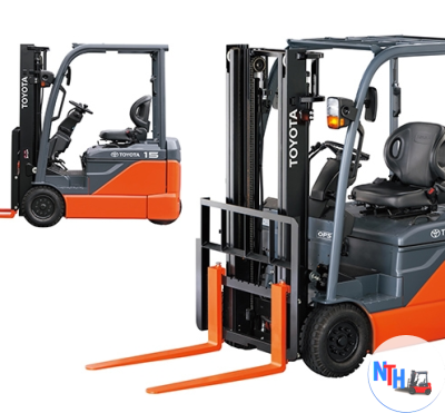 Xe nâng điện Lithium 3 bánh 1.0 tấn - 2.0 tấn Toyota 8FBE